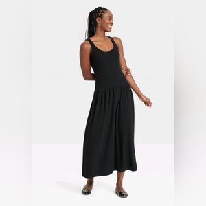 Women's Drop Waist Knit Midi Slip Dress Universal ThreadLightweight Rayon Blend,